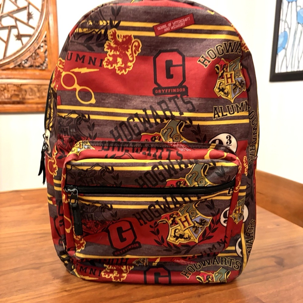 Harry Potter Hogwarts Alumni Gryffindor Backpack Multi-Color Large Unisex Kids